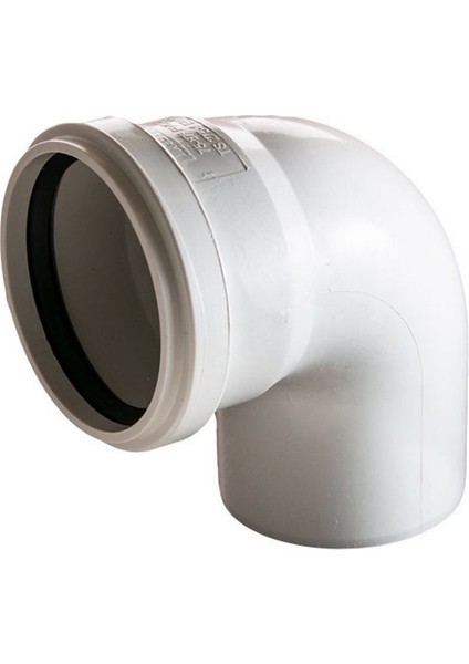 Pvc Kapalı Dirsek 87' 75MM