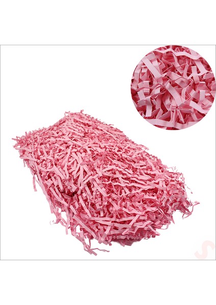 Zikzak Kırpıntı Kağıt Paketleme Dolgu Malzemesi, 50 gr - Pembe