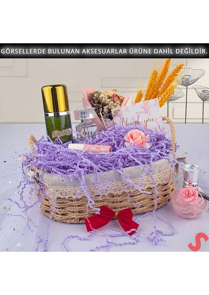 Zikzak Kırpıntı Kağıt Paketleme Dolgu Malzemesi, 50 gr - Mor indirimleri