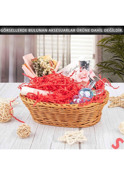 Zikzak Kırpıntı Kağıt Paketleme Dolgu Malzemesi, 50 gr - Kırmızı indirimleri