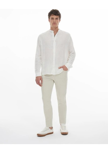 Erkek Smarty Y Dar Paça Orta Bel Jean Pantolon