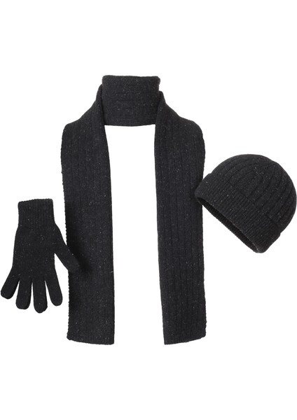 Unisex Leysa Üçlü Set Fo 3092 Siyah