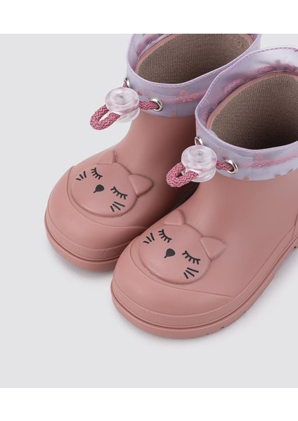 W10322-396 Mendi Gato Kız Çocuk Yağmur Çizmesi