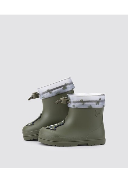 Mendi Dino Çocuk Haki Yağmur Çizmesi W10323-042 fırsatları