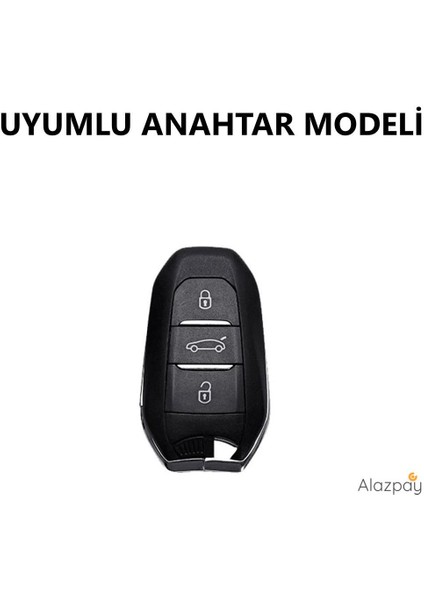 Peugeot 208 308 508 2008 3008 5008 Tpu Anahtar Kılıfı (Sustasız) fiyatları