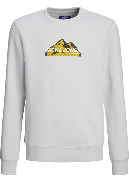 Jack & Jones Çocuk Gögüs Baskili Bisiklet Yaka Sweatshirt - Mountain