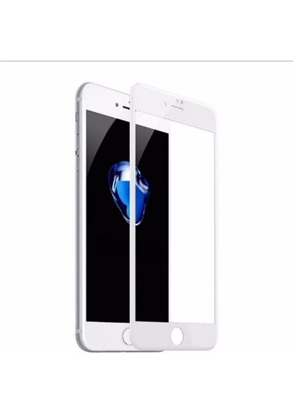 iPhone 6g-s Kırılmaz 5d Ekran Koruyucu Beyaz