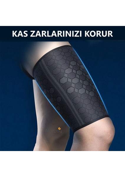 Nefes Alabilen Kumaş Spor Outdoor Uyluk Üst Baldırlık (1 Adet)