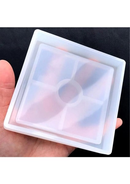 Reçine Epoksi,mum,beton Sabun Kalıbı Bardak Altı Kare