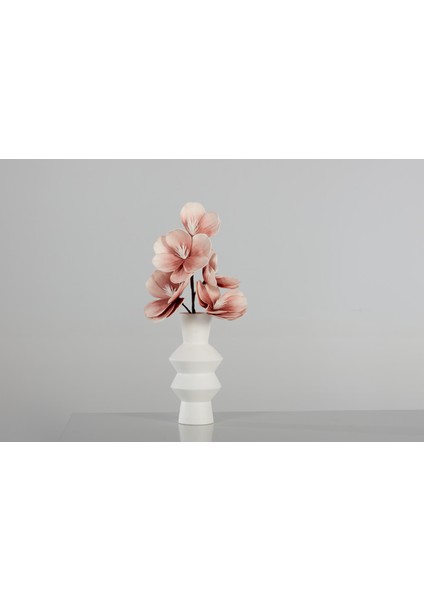 Pink Blooming Twig Yapay Çiçek - Ev & Ofis Dekorasyonu - Çiçek - Dekor Çiçek - A03 Lkm201242d Standart - Pembe