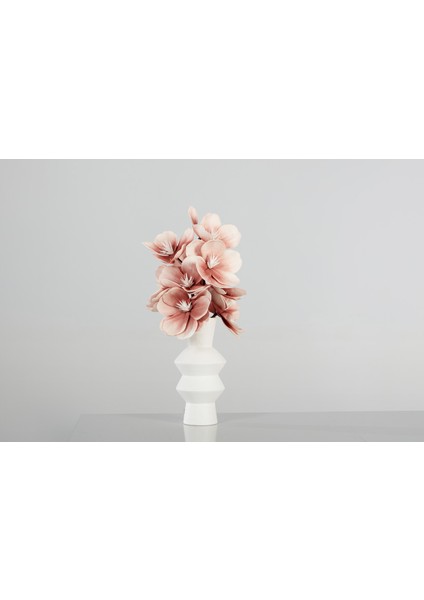 Pink Blooming Twig Yapay Çiçek - Ev & Ofis Dekorasyonu - Çiçek - Dekor Çiçek - A03 Lkm201242d Standart - Pembe