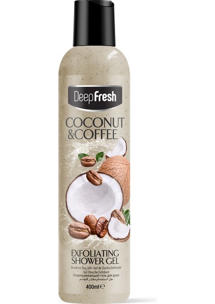 Deepfresh Arındırıcı Duş Jeli Hindistan Cevizi ve Kahve 400 ml