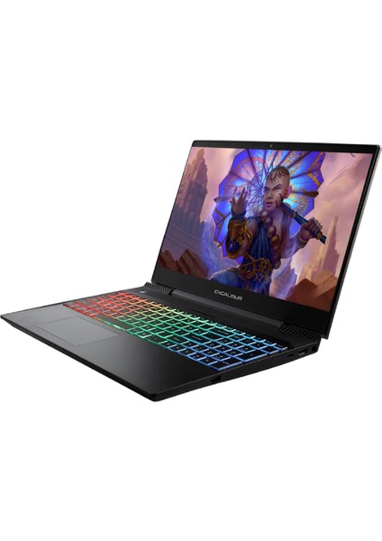 Excalibur Intel Core I5 12450H 8gb 256GB SSD RTX3050/4GB 15.6" Fhd 144Hz Fdos Taşınabilir Bilgisayar G770.1245-BVJ0X-B & Per4 Çanta G7701245BVJ0XBP301