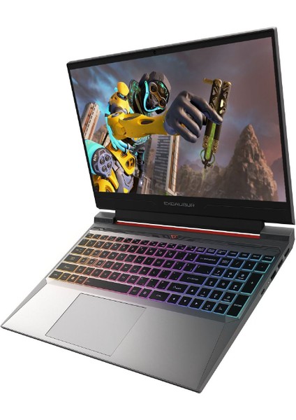 Excalibur Intel Core I5 12450H 12GB 4tb SSD RTX4050/6GB 15.6" Fhd 144Hz Fdos Taşınabilir Bilgisayar G870.1245-BFA0X-B & Per4 Çanta G8701245BFA0XBP310