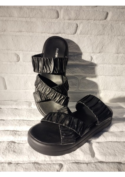 Yazlık Comfort Siyah Terlik