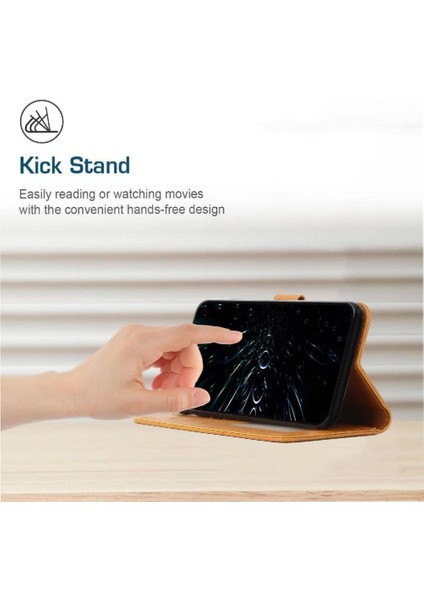 Google Pixel 9 Pro Xl Kickstand Kart Ekleme Tam Tarafı Için Flip Case (Yurt Dışından)