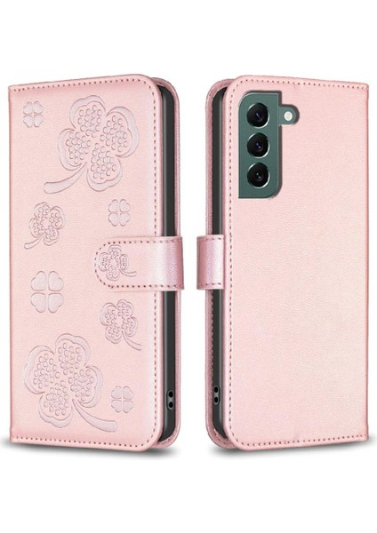 Samsung Galaxy S22 Artı Kart Yuvaları Tutucu Kickstand Pu Için Flip Case (Yurt Dışından)