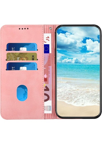 Manyi Mall Samsung Galaxy S24 Fe Kickstand Cüzdan Pu Deri Kart Için Flip Case (Yurt Dışından)