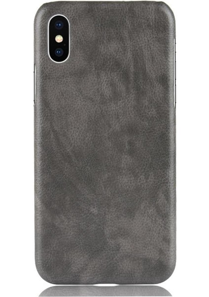 IPhone x Için Retro Durumda/xs Anti Scratch Retro Lychee Desen Koruyucu (Yurt Dışından)