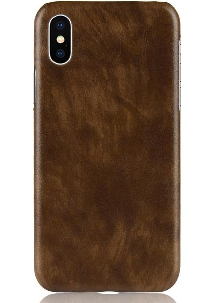 IPhone x Için Retro Durumda/xs Anti Scratch Retro Lychee Desen Koruyucu (Yurt Dışından)