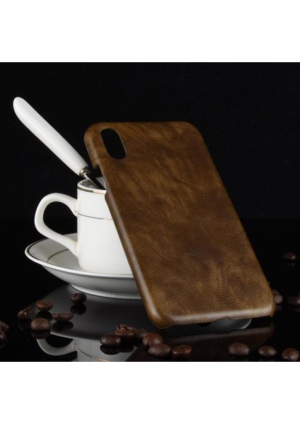 IPhone x Için Retro Durumda/xs Anti Scratch Retro Lychee Desen Koruyucu (Yurt Dışından)