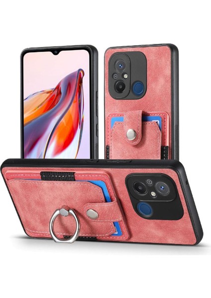Xiaomi Redmi 12C Crad Yuvası Manyetik Araç Montaj Standı Halka Tutucu (Yurt Dışından)