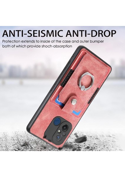 Xiaomi Redmi 12C Crad Yuvası Manyetik Araç Montaj Standı Halka Tutucu (Yurt Dışından)