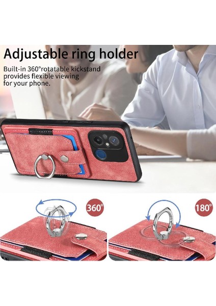 Xiaomi Redmi 12C Crad Yuvası Manyetik Araç Montaj Standı Halka Tutucu (Yurt Dışından)