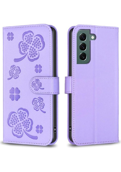 Samsung Galaxy S22 Artı Kart Yuvaları Tutucu Kickstand Pu Için Flip Case (Yurt Dışından)