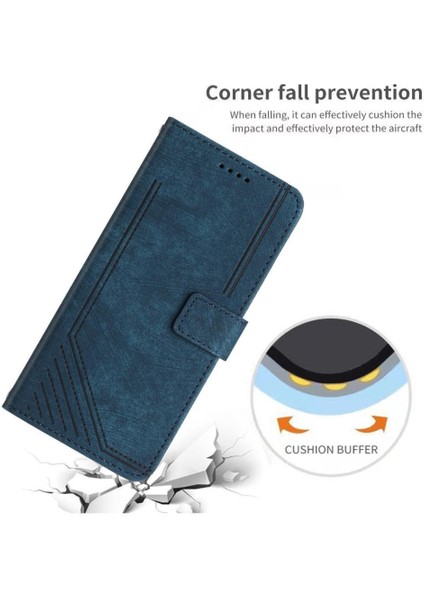 Google Piksel 9 Pro Xl Pu Deri Kart Ekleme Kickstand Için Flip Case (Yurt Dışından)