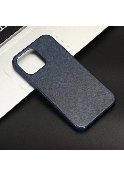 IPhone 14 Için Retro Durumda Uyumluluk Anti Scratch Lychee Desen Kapak (Yurt Dışından) modelleri