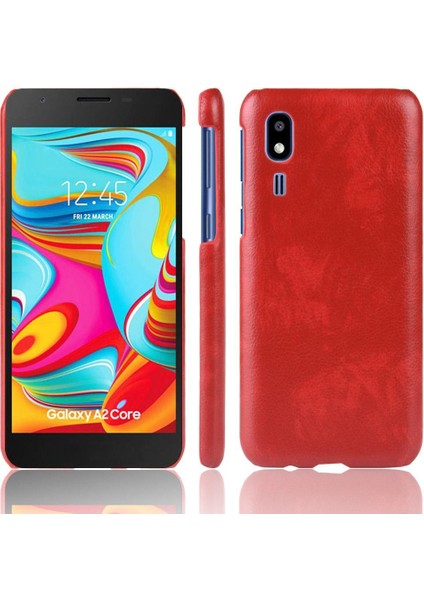Retro Kılıf Samsung Galaxy A2 Çekirdek Lychee Desen Anti Scratch Için Retro (Yurt Dışından)