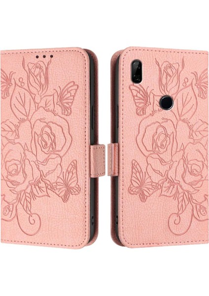 Kredi Kartı Yuvası Pu ile Huawei Y9 Başbakan 2019 Manyetik Cüzdan Için Kılıf (Yurt Dışından)