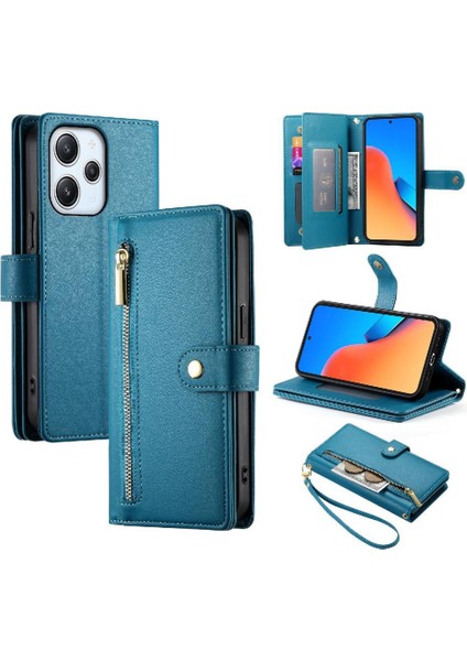 Xiaomi Redmi Için Flip Case 12 4g/5g Çok Fonksiyonlu Kart Yuvaları Kickstand (Yurt Dışından)