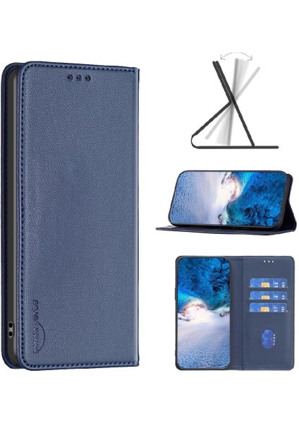 Xiaomi Redmi Not 9s Için Flip Case Manyetik Cüzdan Iş Pu Deri (Yurt Dışından)