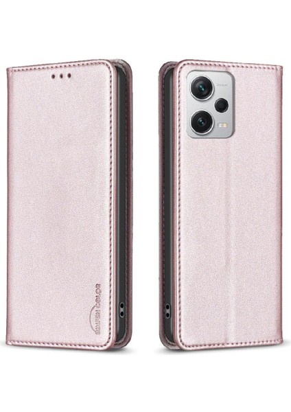 Xiaomi Redmi Not 12 Için Flip Case Pro Artı Pu Deri Manyetik Cüzdan (Yurt Dışından)
