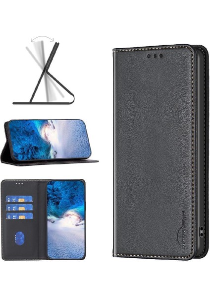 Xiaomi Redmi Için Flip Case K40/K40 Pro Iş Pu Deri Çoklu Kart Yuvası (Yurt Dışından)