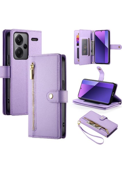 Xiaomi Redmi Not Için Flip Case 13 Pro Artı 5g Bilek Kayışı Çok Fonksiyonlu (Yurt Dışından)