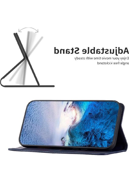 Xiaomi Redmi Not 12 Için Flip Case 4g Iş Pu Deri Çoklu Kart Yuvası (Yurt Dışından)