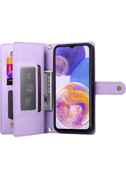 Samsung Galaxy M13 4g Kickstand Cüzdan Bölmesi Kartı Için Flip Case (Yurt Dışından) indirimleri