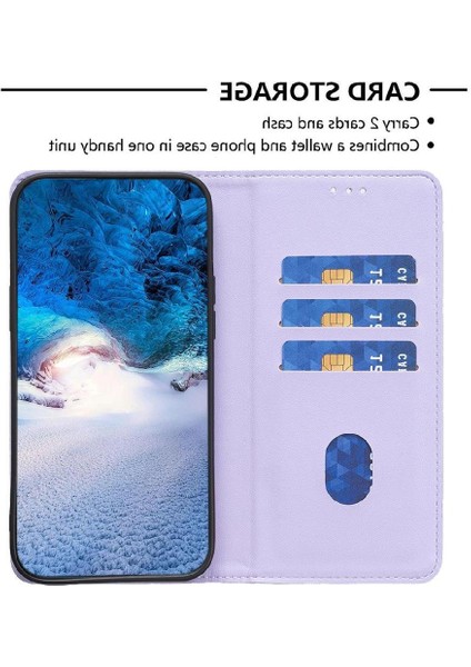 Xiaomi Redmi Not 13 Için Flip Case 5g Çoklu Kart Yuvası Çok Renkli Pu (Yurt Dışından)