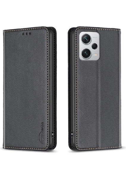 Xiaomi Redmi Not 12 Için Flip Case Pro Artı Pu Deri Manyetik Cüzdan (Yurt Dışından)