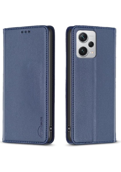 Xiaomi Redmi Not 12 Için Flip Case Pro Artı Pu Deri Manyetik Cüzdan (Yurt Dışından)