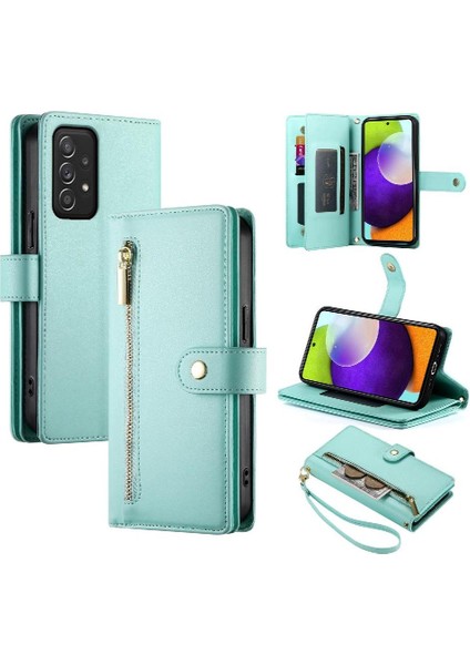 Manyi Mall Samsung Galaxy A52S Cüzdan Bölmesi Kickstand Kart Yuvaları Için Flip Case (Yurt Dışından)