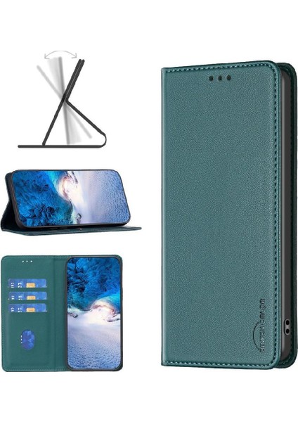 Xiaomi Redmi A1 Çok Renkli Çoklu Kart Yuvası Manyetik Cüzdan Için Flip Case (Yurt Dışından)