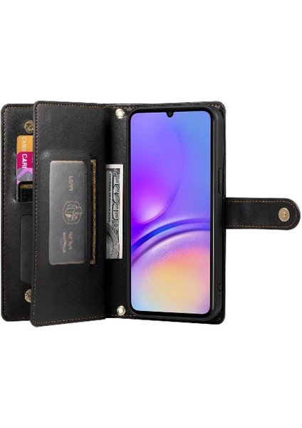 Samsung Galaxy A05 Kickstand Çok Fonksiyonlu Kart Yuvaları Için Flip Case (Yurt Dışından) indirimleri