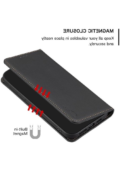 Xiaomi Redmi Not Için Flip Case 13 Pro Artı Pu Deri Çok Renkli Cüzdan (Yurt Dışından)