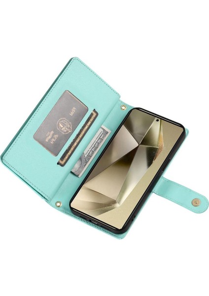 Samsung Galaxy S24 Ultra Kickstand Çok Fonksiyonlu Kart Için Flip Case (Yurt Dışından) fırsatları