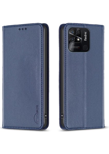 Manyi Mall Xiaomi Redmi 10C Çoklu Kart Yuvası Için Flip Case Pu Deri Manyetik Cüzdan (Yurt Dışından)