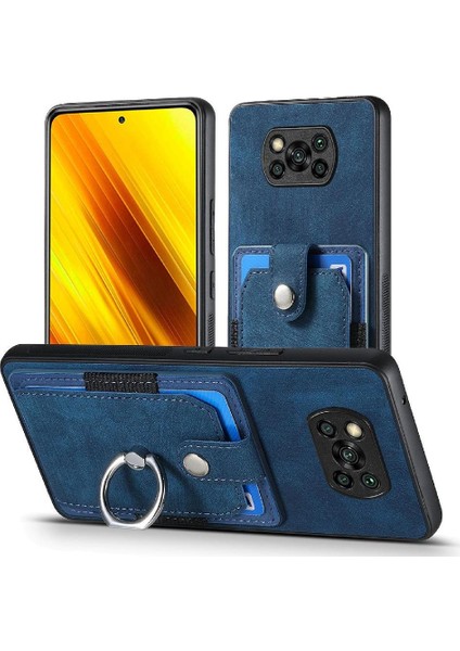 Xiaomi Poco X3 Nfc Standı Halka Tutucu Crad Yuvası Manyetik Araç Montaj (Yurt Dışından)